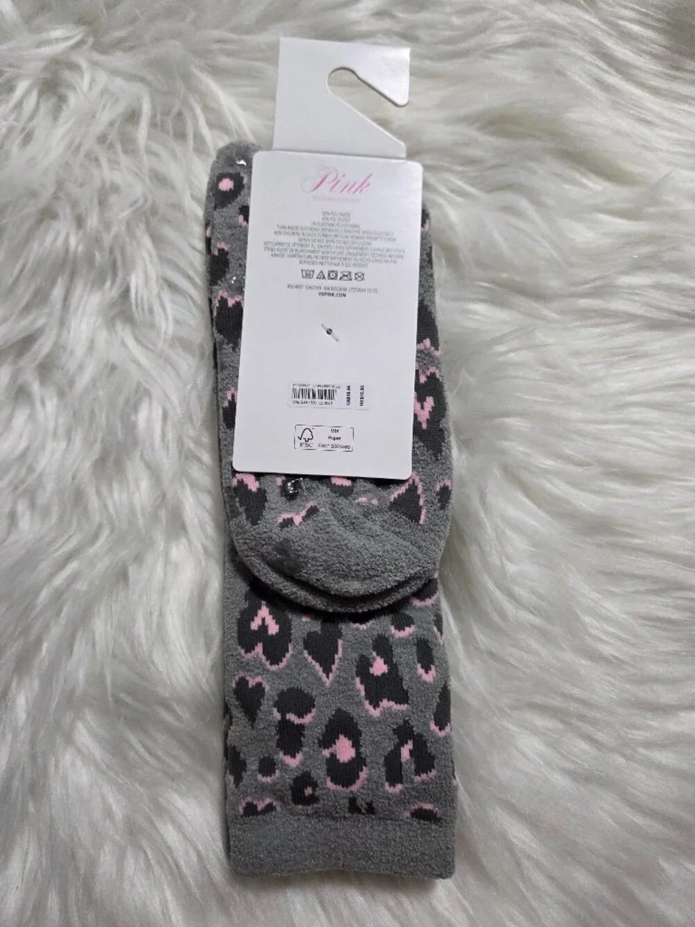 PINK Victoria's Secret Cozy Crew Socks